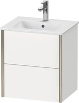 DURAVIT XViu Waschtischunterbau wandhängend 510 mm mit 2 Schubkästen und Tip-on Technik