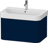 DURAVIT Happy D.2 Waschtischunterbau 775 mm, 2 Schubkästen, Tip-On, Taupe supermatt