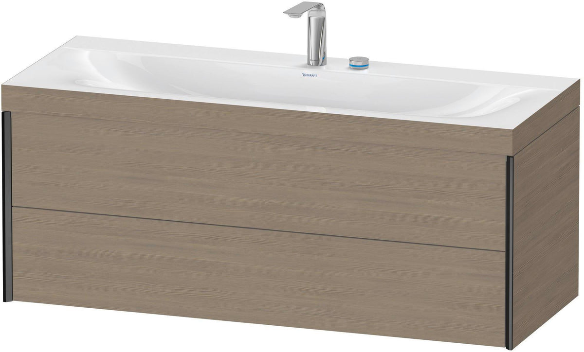 DURAVIT XViu c-bonded Waschtischunterschrank 1200 mm Eiche mit 2 Schubkästen und Tip-on-Technik