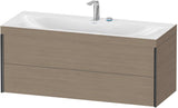 DURAVIT XViu c-bonded Waschtischunterschrank 1200 mm Eiche mit 2 Schubkästen und Tip-on-Technik