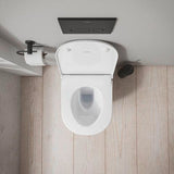 DURAVIT D-Code 2.0 WC-Sitz mit Absenkautomatik, nicht abnehmbar, vormontierte Scharniere, Weiß