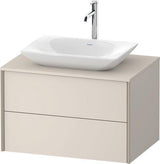 Duravit Waschtischunterbau XVIU 800x550mm Champagner Matt mit Konsolenplatte