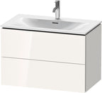 taupe supermatt / Spanplatte / 2 Schubkästen
