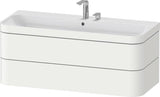 Duravit Waschtischset Happy D.2 Plus 2 Schubkästen 1175 mm eiche hell taupe supermatt