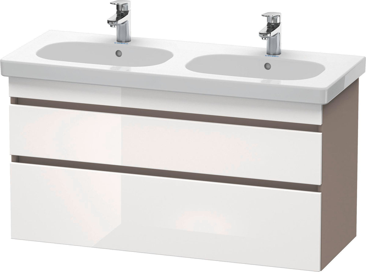 Duravit DuraStyle Waschtischunterbau 1150 mm, 2 Schubkästen, weiß matt – wandhängend