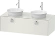 DURAVIT White Tulip Waschtischunterbau 1300 mm, 1 Auszug, wandhängend, weiß seidenmatt