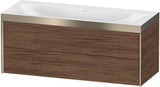 DURAVIT XViu c-bonded Waschtischunterbauset 1200 mm wandhängend mit 2 Schubkästen