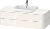 Duravit Happy D.2 Konsolenwaschtischunterbau 1300 mm Taupe Supermatt mit Tip-On-Technik