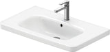 DURAVIT DuraStyle Möbelwaschtisch 800 mm mit Überlauf und 1 Hahnloch, weiß