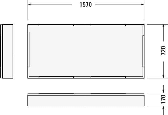 DURAVIT D-Code Duschwanne 1100x750x85 mm Weiß Sanitäracryl Rechteckig