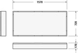 DURAVIT D-Code Duschwanne 1100x750x85 mm Weiß Sanitäracryl mit Antislip – Rechteckig