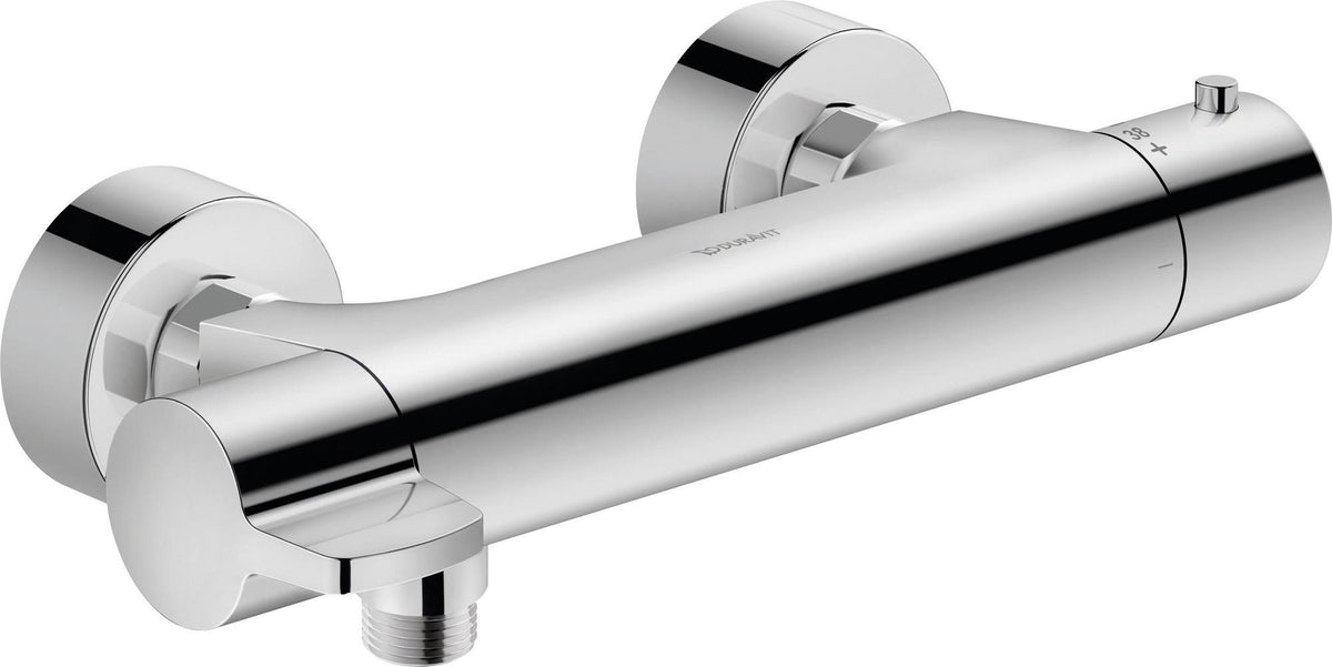 DURAVIT B.1 Brausethermostat Aufputz Chrom mit Sicherheitssperre bei 38 °C