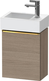 Duravit D-Neo Waschtischunterbau 364 mm Eiche Terra Matt, 1 Tür rechts, wandhängend