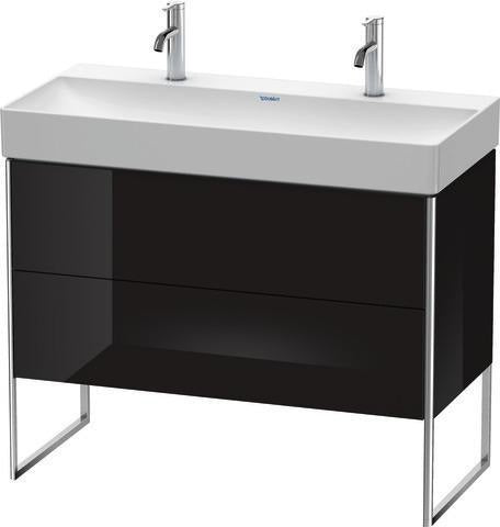 Duravit XSquare Waschtischunterbau 984x731x460 mm mit Fußgestell, s-matt und Ahorn