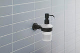 DURAVIT D-Code Seifenspender mit Glasflakon und verchromtem Messinghalter für Wandmontage