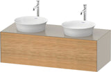 DURAVIT White Tulip Waschtischunterbau wandhängend 1300 mm weiß seidenmatt mit LED-Innenbeleuchtung