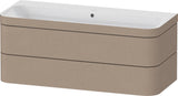Duravit Happy D.2 c-bonded Waschtischset 1175 mm wandhängend mit 2 Schubkästen und Tip-on Technik
