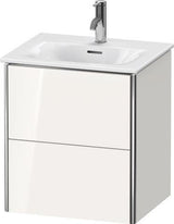 Duravit XSquare Waschtischunterbau 560x510x418 mm, 2 Schubkästen weiß matt