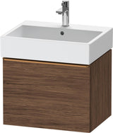 DURAVIT D-Neo Waschtischunterbau 584 mm wandhängend mit 1 Auszug, Griff Bronze, Weiß Matt
