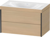 DURAVIT XViu c-bonded Waschtischset wandhängend 800x480x503mm mit 2 Schubkästen, Push-Open und Soft-Close