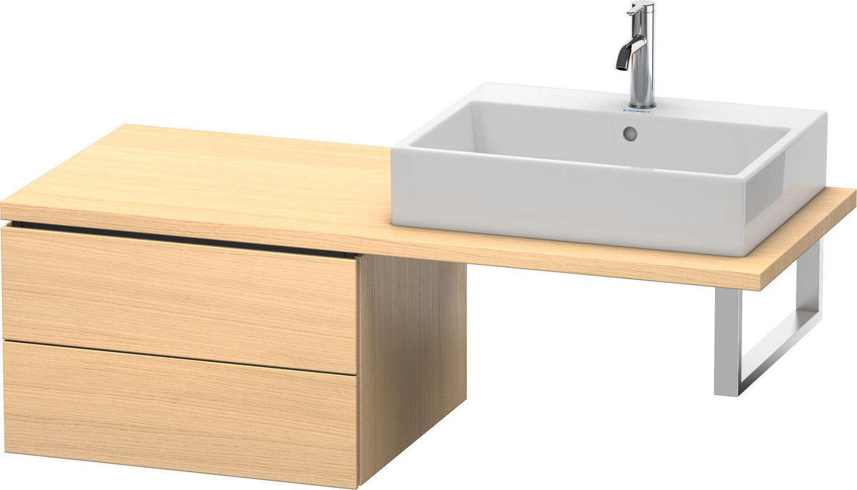 Duravit L-Cube Konsolenunterschrank 620 mm Weiß Matt mit 2 Schubkästen und Tip-on-Technik