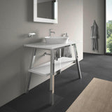 DURAVIT Cape Cod Aufsatzbecken 480 mm, Weiß Seidenmatt, mit Armatureninsel, ohne Überlauf