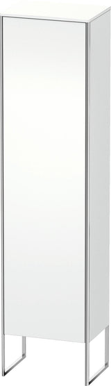 Duravit Hochschrank XSquare, bodenstehend, 1 Tür, weiß matt, 2016 mm, mit Tip-On und Dämpfung