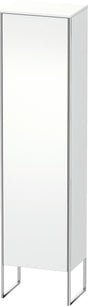 Duravit Hochschrank XSquare, bodenstehend, 1 Tür, weiß matt, 2016 mm, mit Tip-On und Dämpfung