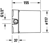 DURAVIT Grundkörper Wannenmischer bodenstehend – Aufbauteil aus Messing