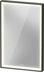 DURAVIT L-Cube Lichtspiegel 450 mm mit Sensorschalter und Dimmfunktion, Graphit Matt
