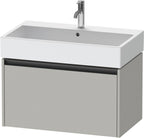 betongrau matt / 1 Auszug / Waschtischunterbau