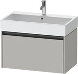 Duravit Waschtischunterbau Ketho.2 wandhängend 460x784x440mm Betongrau Matt 1 Auszug