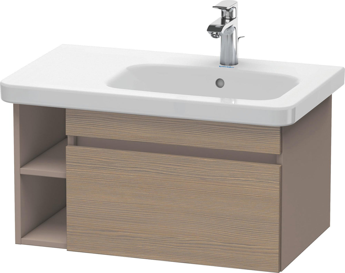 Duravit DuraStyle Waschtischunterbau 730 mm Eiche Terra/Weiß Matt, 1 Auszug, wandhängend