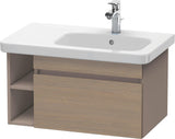 Duravit DuraStyle Waschtischunterbau 730 mm Eiche Terra/Weiß Matt, 1 Auszug, wandhängend