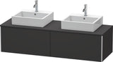 Duravit XSquare Waschtischunterbau 1600 mm wandhängend 2 Auszüge Sanitär-Ahorn seidig-matt