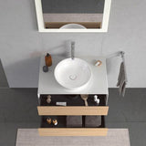 DURAVIT White Tulip Waschtischunterbau 800 mm wandhängend, 2 Schubkästen, weiß seidenmatt