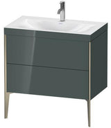 Duravit Möbelwaschtischset XVIU 800x480mm Chaos mit Möbelwaschtisch Viu und Unterbau
