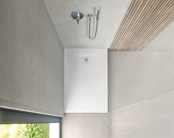 DURAVIT Stabbrause MinusFlow Rund Rain Schwarz Matt – Handbrause mit Antikalksystem, Messing