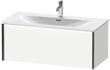 Duravit Waschtischunterbau XVIU 1010x397x480mm in Nussbaum mitte – Wandhängend, für Viu 234410