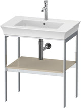 DURAVIT White Tulip Metallkonsole 760x684x450 mm Taupe Hochglanz mit Höhenausgleich