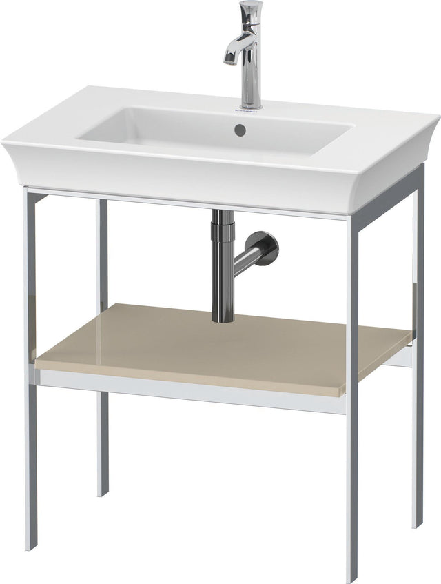 DURAVIT White Tulip Metallkonsole 760x684x450 mm Taupe Hochglanz mit Höhenausgleich