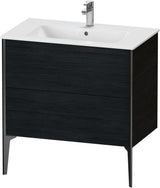 DURAVIT XViu Waschtischunterbau bodenstehend 594x810x480 mm mit 2 Auszügen, weiß matt