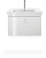 DURAVIT White Tulip Waschtischunterbau 684 mm, 1 Auszug, wandhängend, weiß seidenmatt