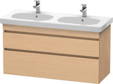 Duravit DuraStyle Waschtischunterbau 1150 mm, 2 Schubkästen, weiß matt – wandhängend
