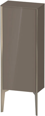 DURAVIT XViu Halbhochschrank 890 mm dolomiti grey hochglanz – wandhängend, Push-Open, Soft-Close