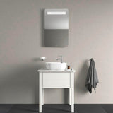 DURAVIT Luv Waschtischunterbau bodenstehend 638 mm weiß seidenmatt mit 1 Auszug