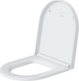 Duravit ME by Starck WC-Sitz mit Absenkautomatik – Weiß, Duroplast, Edelstahl-Scharniere