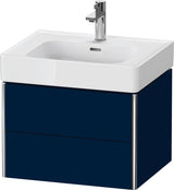 Duravit XSquare Waschtischunterbau 584 mm, 2 Schubkästen, Tip-on, Taupe