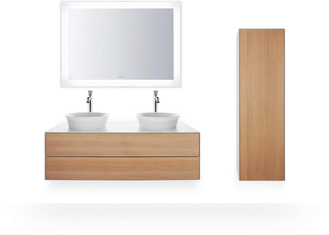 DURAVIT White Tulip Aufsatzbecken 430 mm weiß ohne Überlauf mit WonderGliss
