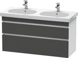 Duravit DuraStyle Waschtischunterbau 1150 mm, 2 Schubkästen, weiß matt – wandhängend